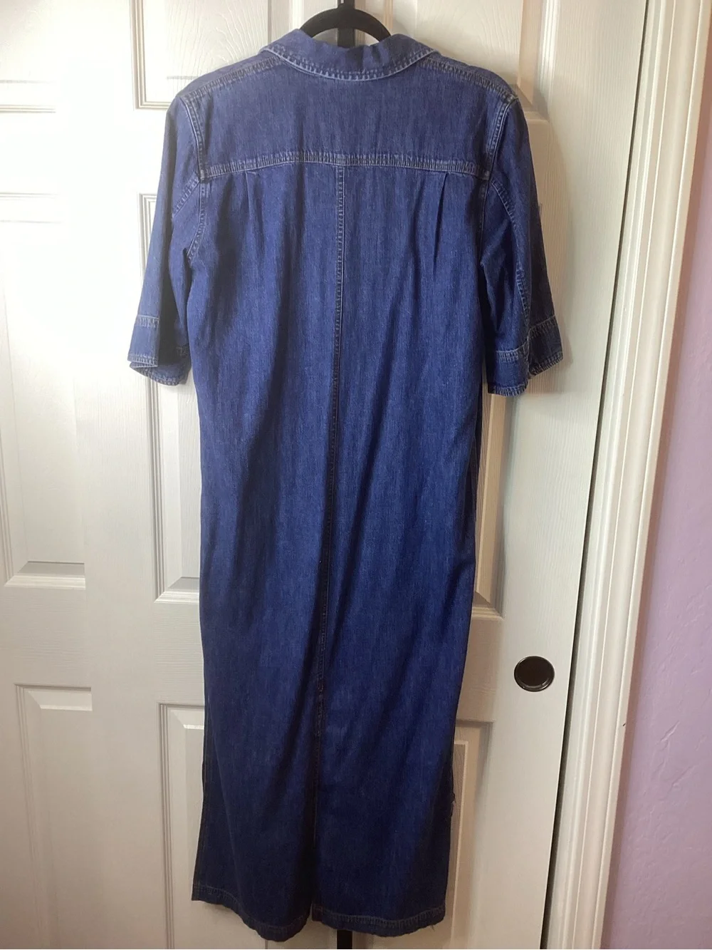 Ralph Lauren Denim Midi Shirt Dress, size Medium - Picture 4 of 5